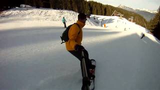 Snowboarding in Morillon France [upl. by Pape]