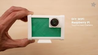 3D Printed Enclosure for PiCam Raspberry Pi Touchscreen Camera [upl. by Surad503]