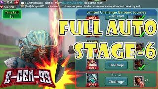 limited challenge gothrak barbarian stage 6 barbaric journey stage 6 auto [upl. by Anujra]