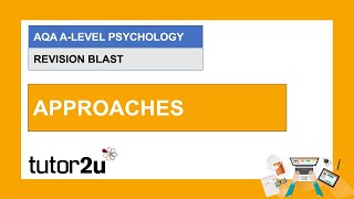 AQA ALevel Psychology Revision Blast  Approaches  14 Apr 2021 [upl. by Batchelor]