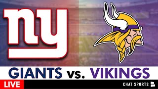 Giants vs Vikings Live Streaming Scoreboard Free PlayByPlay Highlights  NFL Week 1 [upl. by Ddej]