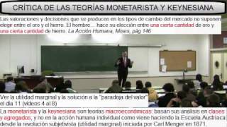 Crítica a teorías monetarista y keynesiana  Introducción [upl. by Ahsanat]