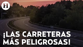 ¿Vas a salir en carretera Toma precauciones estas son las autopistas con más accidentes en México [upl. by Acitel772]