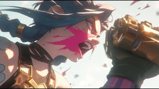 Jinx vs Vi「Arcane Season 2 AMV」 Walk [upl. by Tonie]