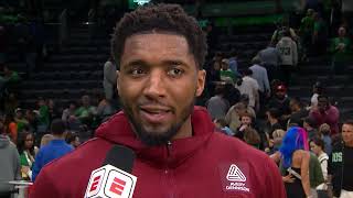 Donovan Mitchell Talks Game 2 Win vs Celtics Postgame Interview [upl. by Shifra]