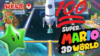 Super Mario 3D World Welt 10 Pilzwelt 🍄 Bonuswelt Alle Sterne Deutsch 4K Guide [upl. by Quent]