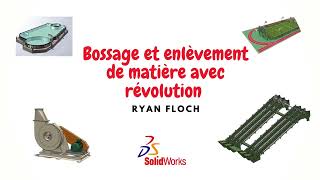 Solidworks  Bossage en enlèvement de matière par révolution [upl. by Leander]