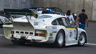 Porsche 935 K3  Flames amp Turbo sounds 2023 [upl. by Fairweather]