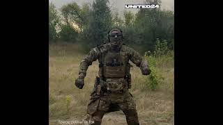 Deadpool ‘Bye bye bye’ dance by Ukrainian soldier 🔥 warinukraine deadpool shorts [upl. by Marba]