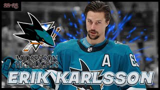 Erik Karlsson Midseason Offensive Highlights 20222023 [upl. by Nedia]