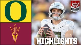 Oregon Ducks vs Arizona State Sun Devils  Full Game Highlights [upl. by Storz472]