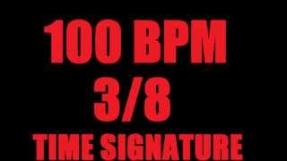 LOUD METRONOME 38 TIME SIGNATURE 100 BPM [upl. by Dunc]