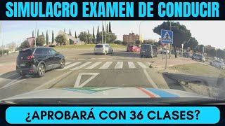 ¿APROBARA EL EXAMEN CON 36 CLASES  SIMULACRO EXAMEN DE CONDUCIR [upl. by Hemphill]