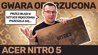 GWARANCJA ODRZUCONA…Nie popełniaj tego błędu Acer Nitro 5 z i710750H ZGASŁ [upl. by Ordnas]