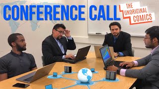 Real Life Conference Call  Funny Comedy Skit [upl. by Andria608]