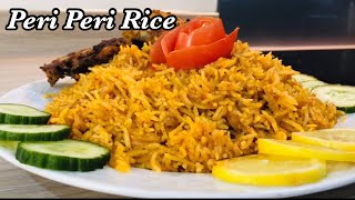 Nando’s Style Spicy Peri Peri Rice  Peri Peri Rice Recipe  Taste Assured [upl. by Jarad]