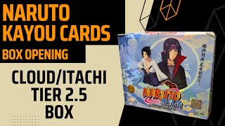 Naruto Kayou Cards Cloud Itachi Box  Unboxing [upl. by Otsirc]