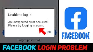 Facebook Unable To Login Problem Fix✅  Facebook Login Problem Solved 2024 [upl. by Essirehc]