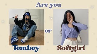 are you a tomboygirl or a soft girly ☁️✨ aesthetic quiz  Inthebeige [upl. by Hattie]