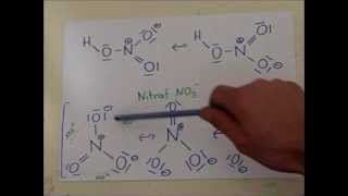 Nitrat Anion Struktur Mesomerie Formalladungen [upl. by Notyad]