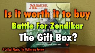 MTG  Is it worth it to buy the Battle For Zendikar Holiday Gift Box Magic The Gathering [upl. by Annawik]