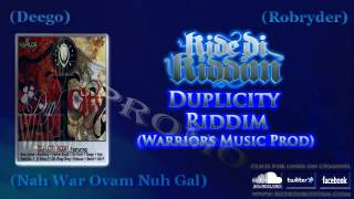 DUPLICITY RIDDIM FEB 2012 WARRIORS MUSICK PRODUCTION [upl. by Adelaida272]