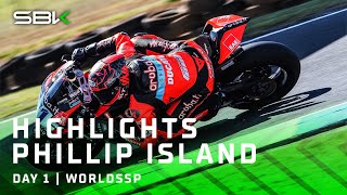 WorldSSP riders get busy on Day 1 at The Island 🚀  Phillip Island Test [upl. by Vaughn]