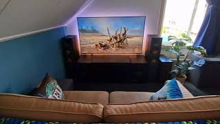 Klipsch 72 Home Cinema Setup  SVS PB1000  Denon AVRX1600h [upl. by Corb149]