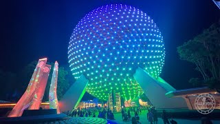 EPCOT 2023 Full Nighttime Walkthrough Tour in 4K  Walt Disney World Orlando Florida October 2023 [upl. by Ydwor]