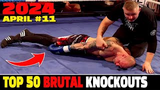 Top 50 Savege Knockouts in April 2024 11 Muay Thai•MMA•Kickboxing•Boxing [upl. by Naeruat]