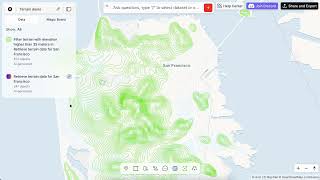 Global terrain data with Aino AI [upl. by Nonnek]