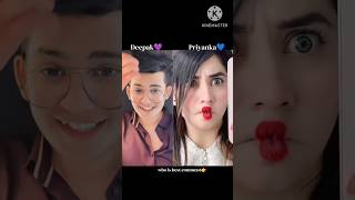 latest Deepak vs Priyanka new song tik tok shaadi kiye hai Lakhoinstagram tiktok viral short [upl. by Lashar]