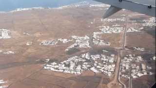 Incredible landing at Lanzarote airport HD [upl. by Lionel]