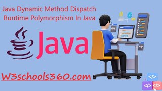 Java Dynamic Method Dispatch  Runtime Polymorphism In Java  W3schools [upl. by Eidderf27]