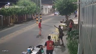 Veja imagem de homem atirando em outro em Juazeiro do Norte [upl. by Talya]