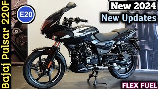 2024 Bajaj Pulsar 220 F Review  E20 New Updates  Features Price amp Mileage [upl. by Ramor]