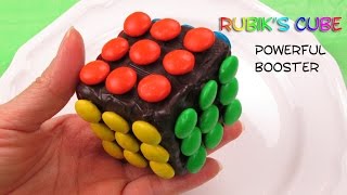 How to make Rubiks Cube Piñata Cake Surprise MampM Cake  Toy Blast Power Booster [upl. by Tiras]