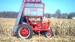 McCormickDeering Corn Picker with Overhead Tank [upl. by Vinn]