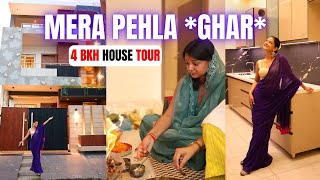 I Bought my First House🥹🏠 4 BHK house tour🧿😍 [upl. by Ahsata]