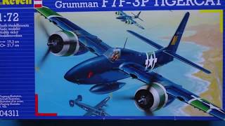 MONOGRAMREVELL 172nd Grumman F7F3P Tigercat [upl. by Porty]