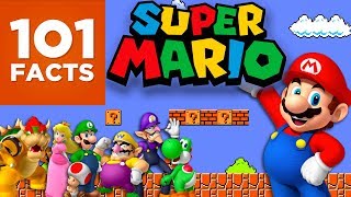 101 Facts About Super Mario [upl. by Stanwin]