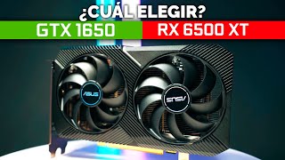 Ve esto ANTES DE ELEGIR  GTX 1650 o RX 6500 XT ¿Cuál es MEJOR  Xaeltech [upl. by Nosliw]