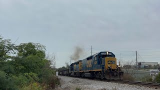 CSX 2374 Leads Local L66511 on 101123 [upl. by Katti]