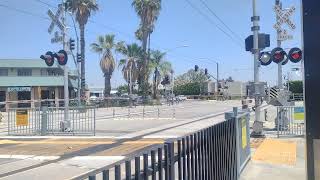 WB Metro Light Rail Train At Arcadia Station Ca bigbossrailfanner [upl. by Ahseid]