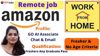 Amazon Hiring work from home job  Data Annotation job  Remote job Any graduate Freshers Salary 35k [upl. by Ehsom]