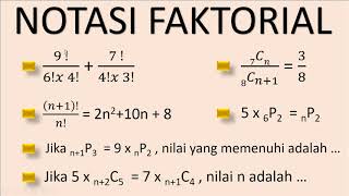 notasi faktorial [upl. by Hcaz855]