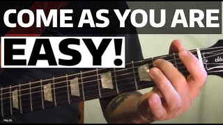 Come As You Are  Nirvana  EASY Guitar Lesson [upl. by Emil700]