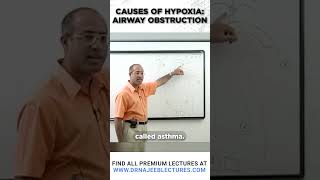 Causes of hypoxia Airway obstruction drnajeeb drnajeeblectures shortvideo [upl. by Ohaus]