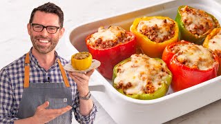 Easy Stuffed Peppers Recipe [upl. by Enaed]