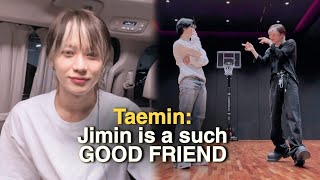 ENGESP  Taemin quotJimin is a such good friendquot [upl. by Lebam]